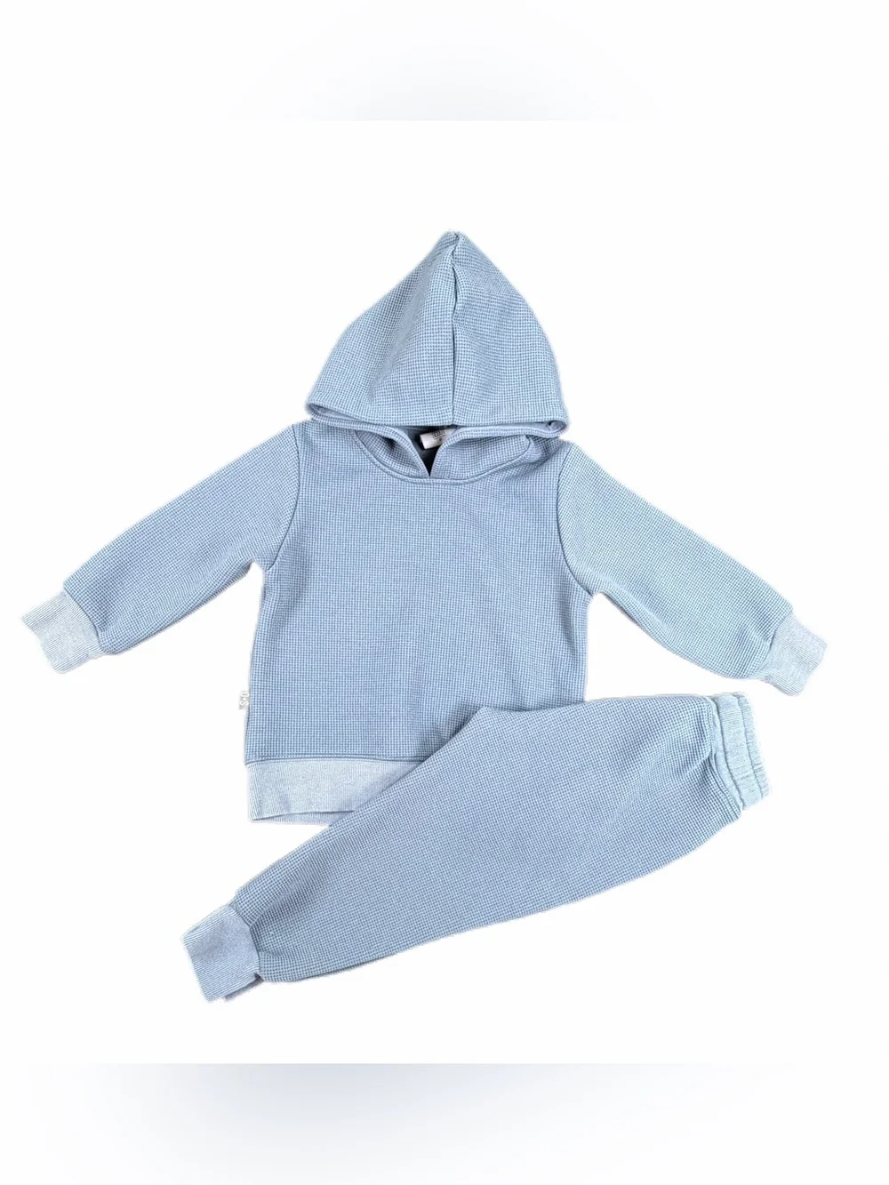 OLIVE + SCOUT Boys Waffle Knit Jogger Set- 3T